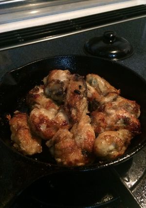 スキレットで簡単！牡蠣の塩コショウ焼き-レシピのメイン写真