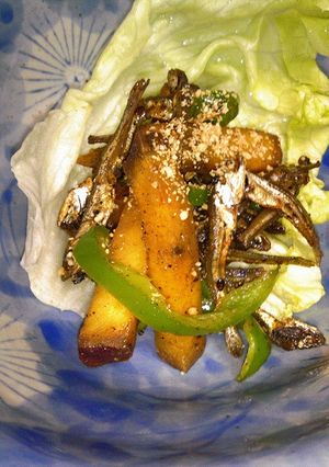 たべる煮干しのおいもキンピラ-レシピのメイン写真