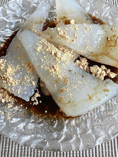 モチモチ食感!手づくりくず餅-レシピのメイン写真