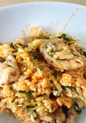 モテごはん❤︎豚キム炒飯-レシピのメイン写真
