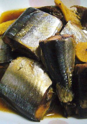 ☆圧力鍋で骨まで食べれる☆さんまの煮物-レシピのメイン写真