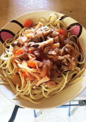 きのこたっぷり♡トマトスープパスタ-レシピのメイン写真