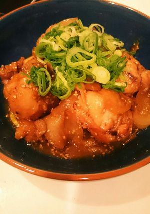 手羽元ホロっ♪玉ねぎトロっ♪お酢照り煮-レシピのメイン写真