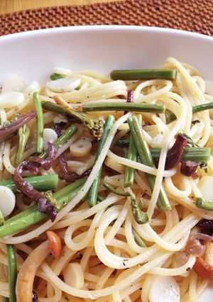 山菜ミックスパスタ-レシピのメイン写真