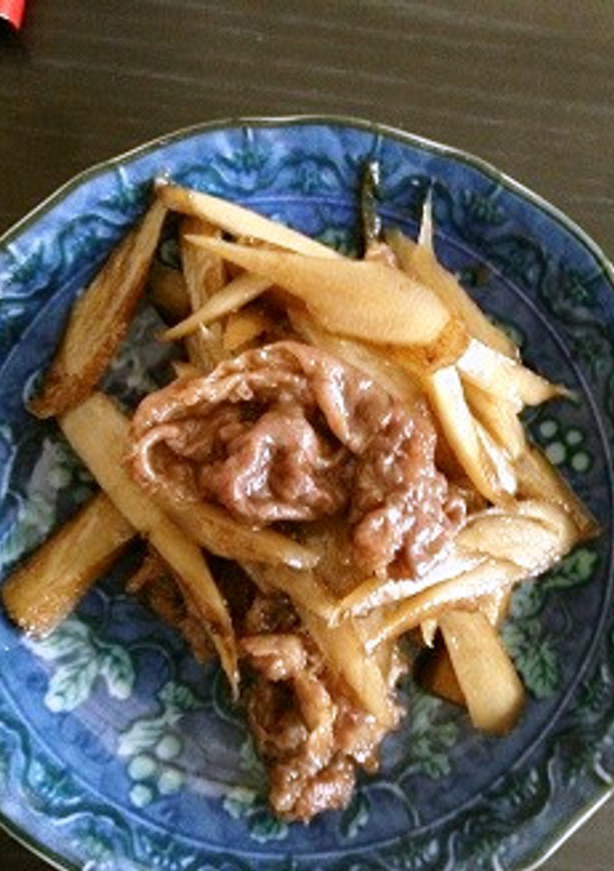 牛蒡と牛肉の炒め煮（お弁当にもお勧め♪）-レシピのメイン写真