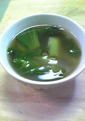 チンゲン菜のオイスター中華スープ-レシピのメイン写真