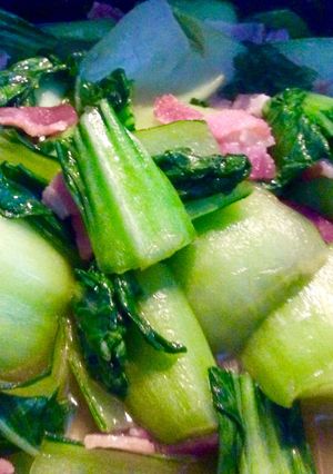 簡単・和風♡青梗菜ベーコン煮-レシピのメイン写真