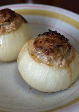 タマネギカップのハンバーグ-レシピのメイン写真
