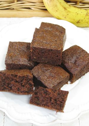 ＊生クリームで作る♪チョコバナナケーキ＊-レシピのメイン写真