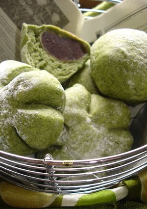 コンニャクで☆よもぎ蒸しパあ～ん風ゥ♪-レシピのメイン写真
