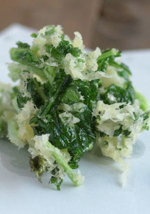 サクッと甘い! のらぼう菜のかき揚げ-レシピのメイン写真