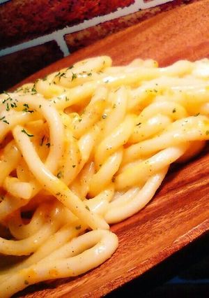 超簡単うどんカルボナーラ-レシピのメイン写真