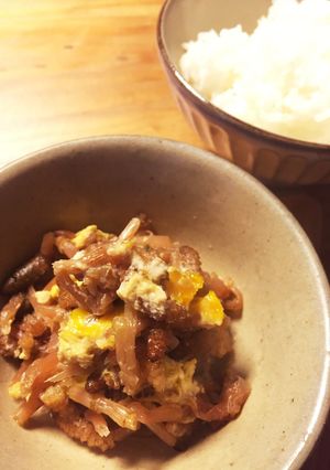 すぐになくなるつくしの卵とじ-レシピのメイン写真
