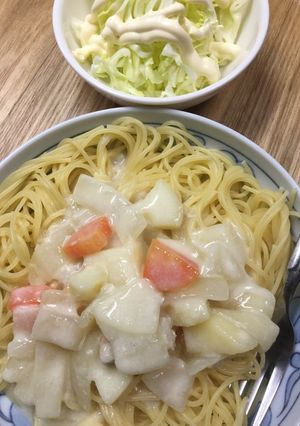 リメイク・クリームスパゲティ-レシピのメイン写真