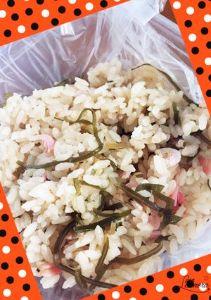 簡単★桜海老と塩昆布の炊き込みごはん-レシピのメイン写真