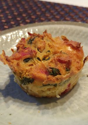 大豆粉ケークサレ～ほうれん草チーズ-レシピのメイン写真
