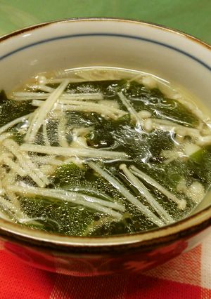 えのきとわかめの中華スープ♪-レシピのメイン写真