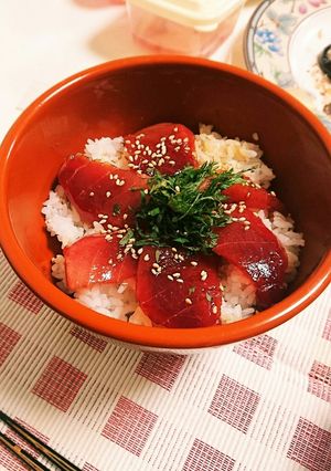 まぐろの漬け丼-レシピのメイン写真