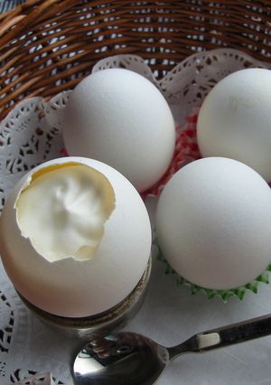 ゆでたまご？いえいえプリンです＾＾；-レシピのメイン写真