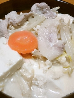 お野菜じゃんじゃん!豆乳鍋♪-レシピのメイン写真