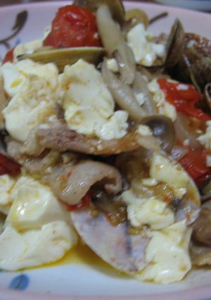 あさりトマトそして豆腐-レシピのメイン写真