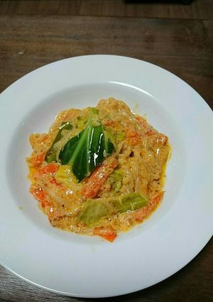 麺不使用！美味しいトマトクリームパスタ-レシピのメイン写真