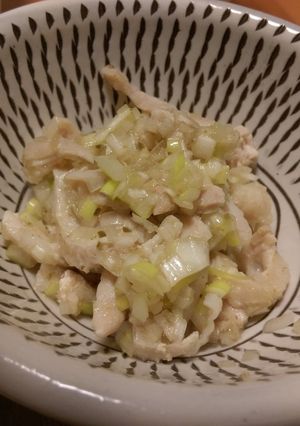 鶏皮の柚子胡椒和え(*^-^)ノ□麦酒!-レシピのメイン写真