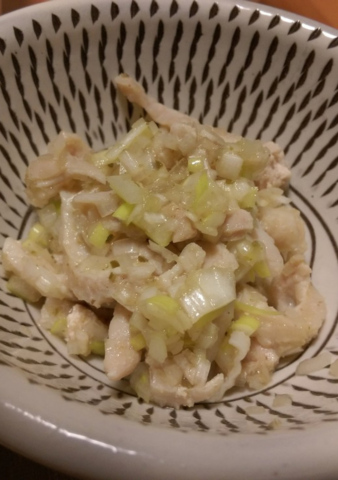 鶏皮の柚子胡椒和え(*^-^)ノ□麦酒!-レシピのメイン写真