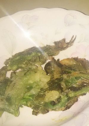 簡単！セロリの葉の天ぷら-レシピのメイン写真