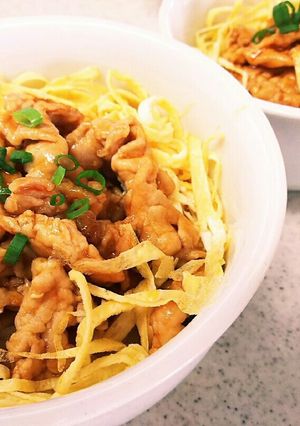 我が家の豚丼-レシピのメイン写真