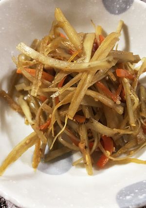 簡単おいしい♪しっかり味のきんぴらごぼう-レシピのメイン写真
