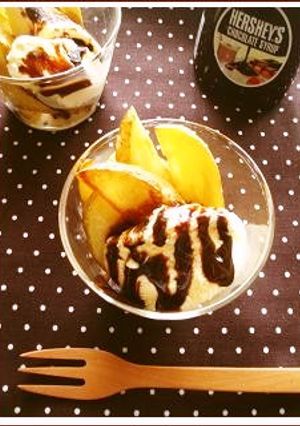 熱々トロ～リ♪塩ぽて チョコバニラ♪-レシピのメイン写真