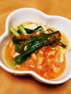トマト缶で!お豆腐とニラの卵とじ☺-レシピのメイン写真