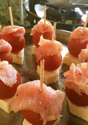 ★チーズ ミニトマト 生ハム ピンチョス-レシピのメイン写真