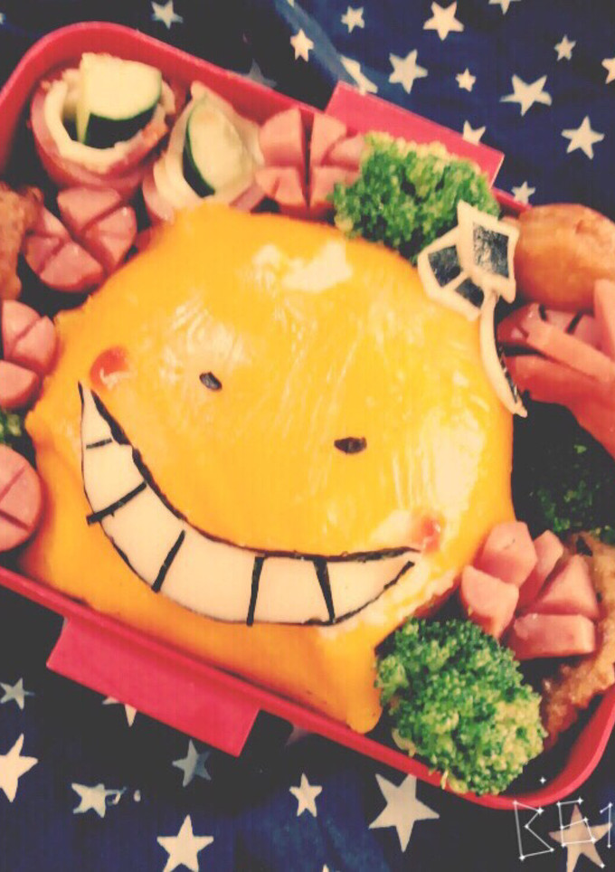 暗殺教室 殺せんせい キャラ弁-レシピのメイン写真