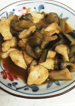 離乳食完了期 鶏肉となすの甘酢あん風-レシピのメイン写真