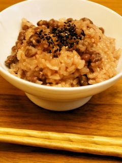 *圧力鍋で赤飯*-レシピのメイン写真