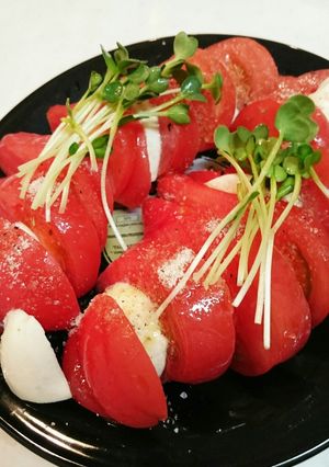 パパっと簡単★トマトモツァレラカプレーゼ-レシピのメイン写真