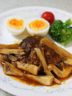 ストウブde煮込みハンバーグ♪-レシピのメイン写真
