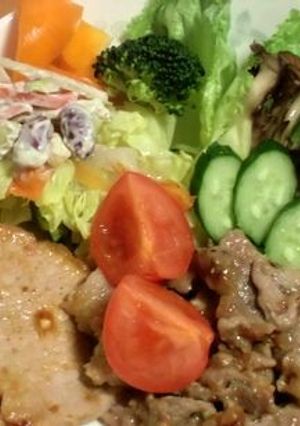 ★梅肉・山海ぶし入りの豚ショウガ焼き-レシピのメイン写真