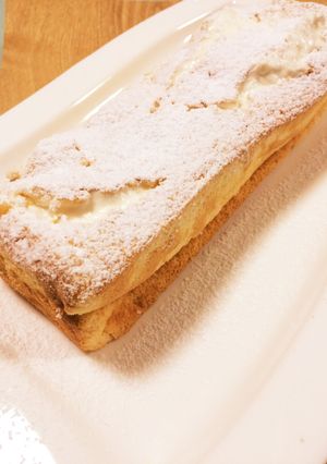クリームたっぷり♡生パウンドケーキ♡-レシピのメイン写真