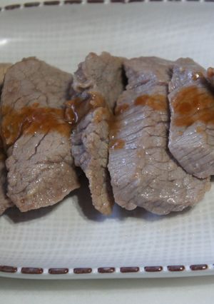 牛モモの塩麹ステーキ-レシピのメイン写真