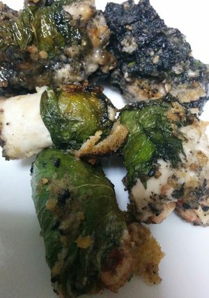 鶏胸肉で梅、しそ、チーズ巻き-レシピのメイン写真