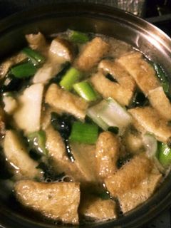 お手軽★冷凍ポテトと乾燥わかめの味噌汁-レシピのメイン写真