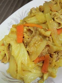 簡単!減塩!お弁当にも◎カレー野菜炒め-レシピのメイン写真
