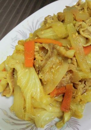 簡単！減塩！お弁当にも◎カレー野菜炒め-レシピのメイン写真