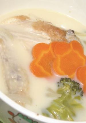 美肌食☆手羽先のコラーゲン豆乳スープ-レシピのメイン写真