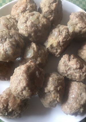 ストックOK：蒸し肉団子-レシピのメイン写真