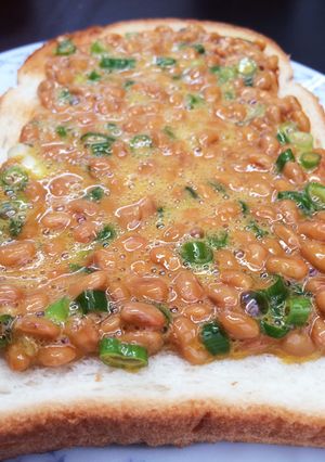 2通り楽しめる！◎究極の納豆トースト◎-レシピのメイン写真