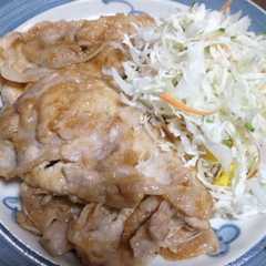 รูปของ おうちのしょうが焼き(覚書)